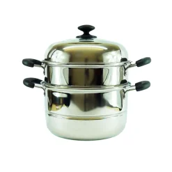 Clearance 2-Tier Stainless Steel Steamer Chinese Ingredients|Kitchen Tools & Utensils