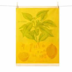 New Citrus French Jacquard Tea Towel Kitchen Textiles & Clothing