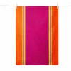 Sale Purple & Orange French Jacquard Tea Towel Kitchen Textiles & Clothing