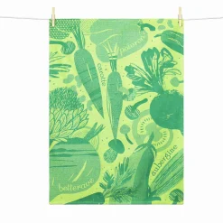 Clearance Vegetables French Jacquard Tea Towel Kitchen Textiles & Clothing