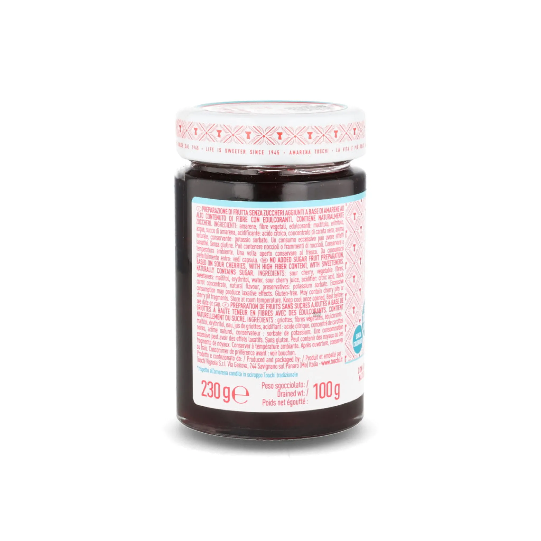 Online Zero Sugar Amarena Cherries Ingredients Brands|Italian Ingredients
