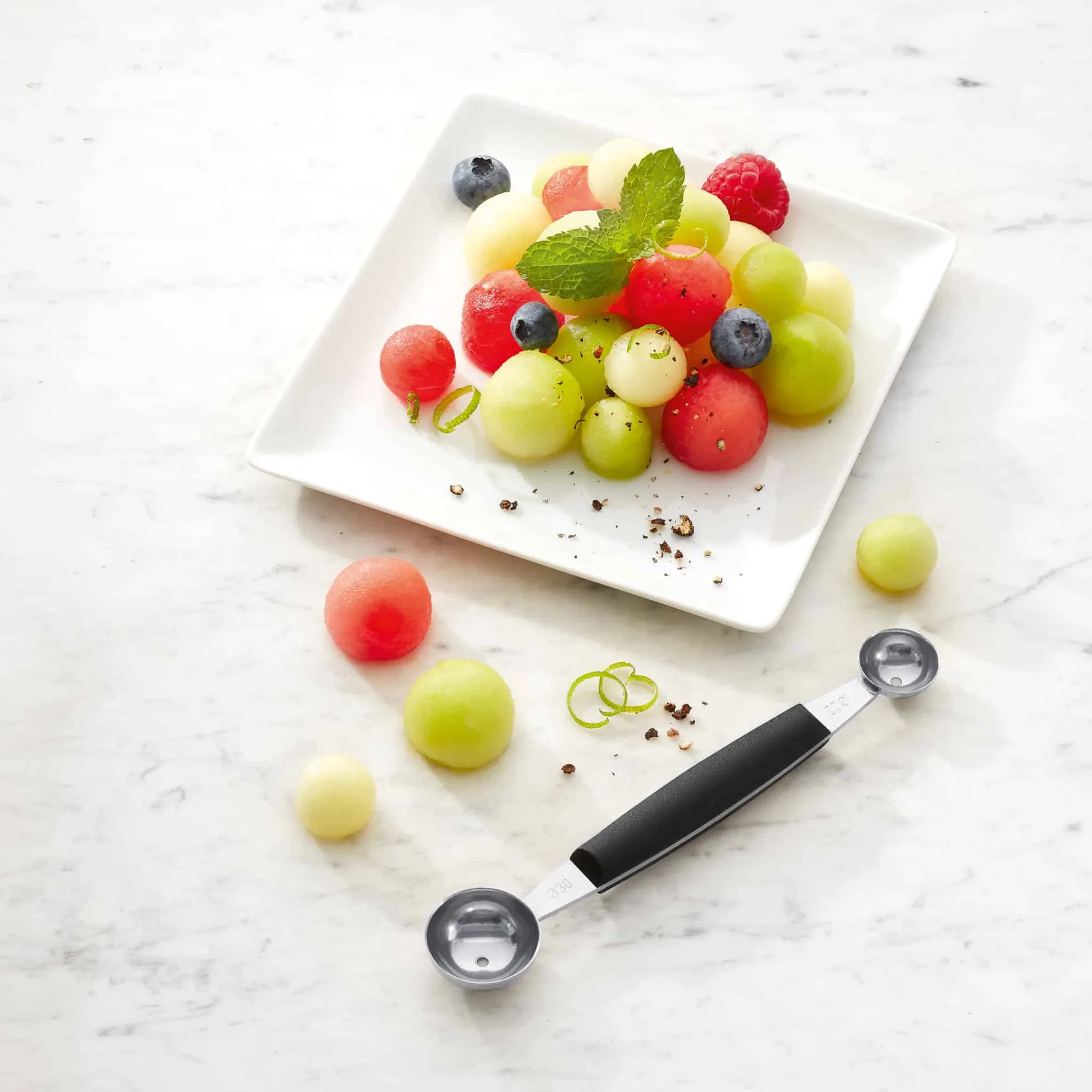 Online Double Ended Melon Baller, 2.2cm & 3cm Kitchen Tools & Utensils