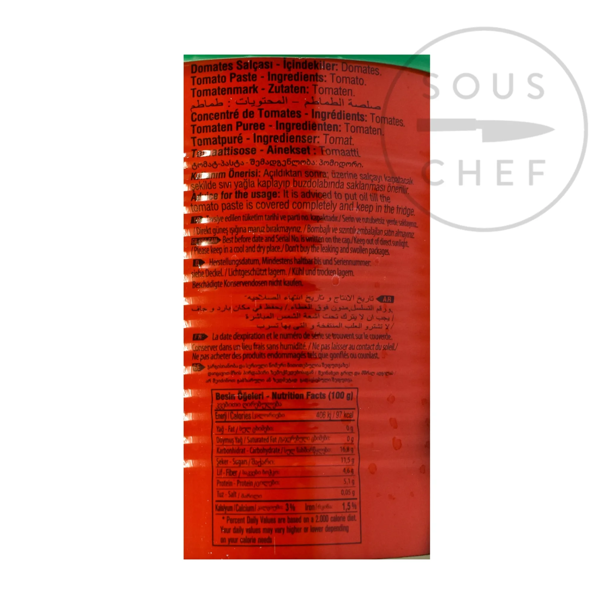 New Turkish Tomato Paste, 830g Ingredients Brands|Middle Eastern Ingredients