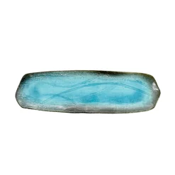 Sale Turquoise Glaze Sushi Platter Japanese Ingredients|Plates