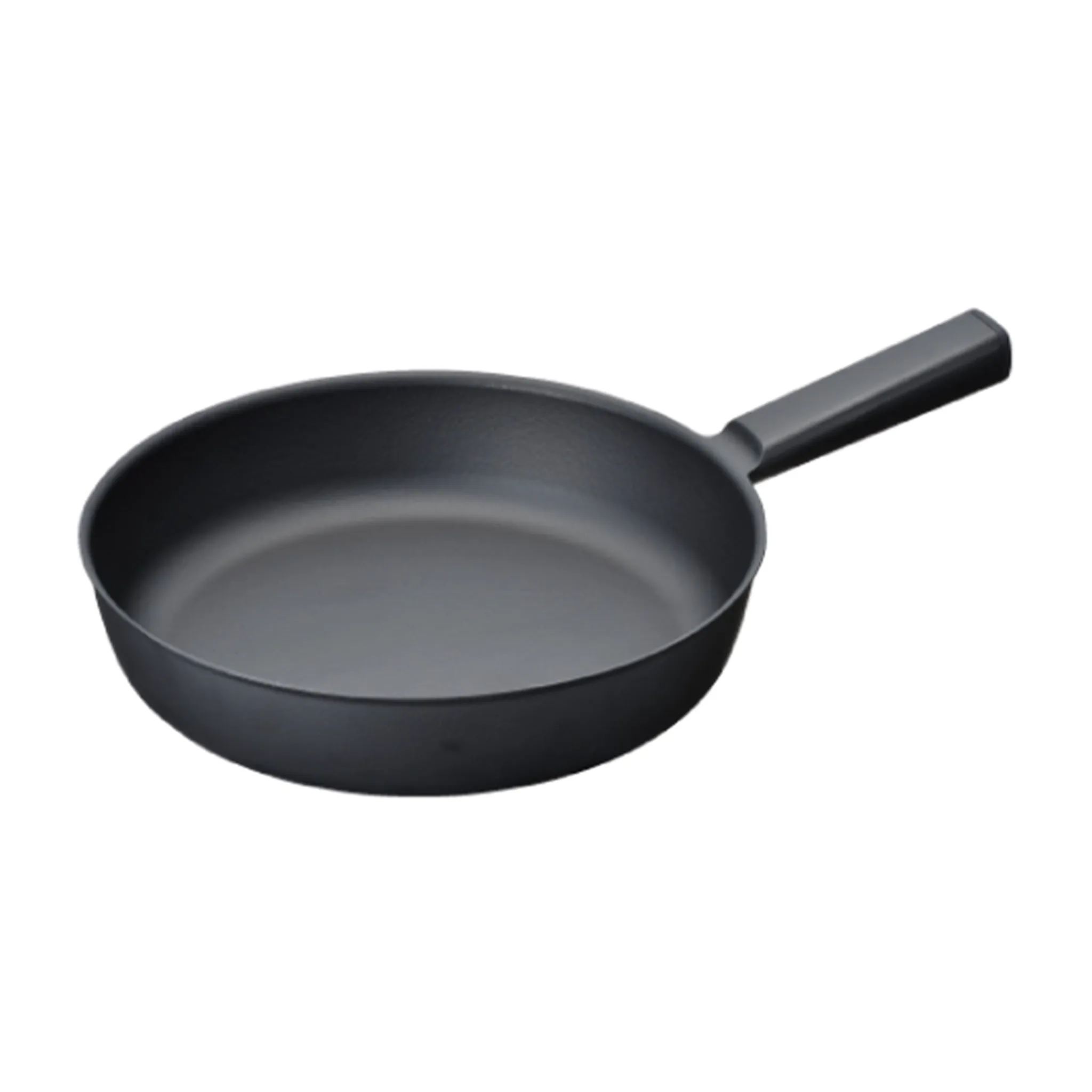 Black Japanese Lightweight Cast Iron Frying Pan Japanese Ingredients|Pots & Pans