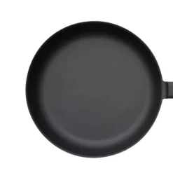 Black Japanese Lightweight Cast Iron Frying Pan Japanese Ingredients|Pots & Pans