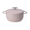 Hot Sakura Pink Japanese Lightweight Cast Iron Dutch Oven, 22cm Japanese Ingredients|Pots & Pans