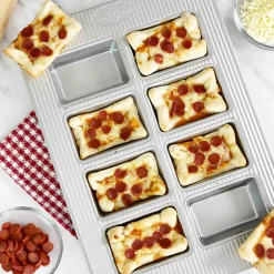 Outlet 8 Hole Mini Loaf Pan American Ingredients|Baking Supplies & Equipment