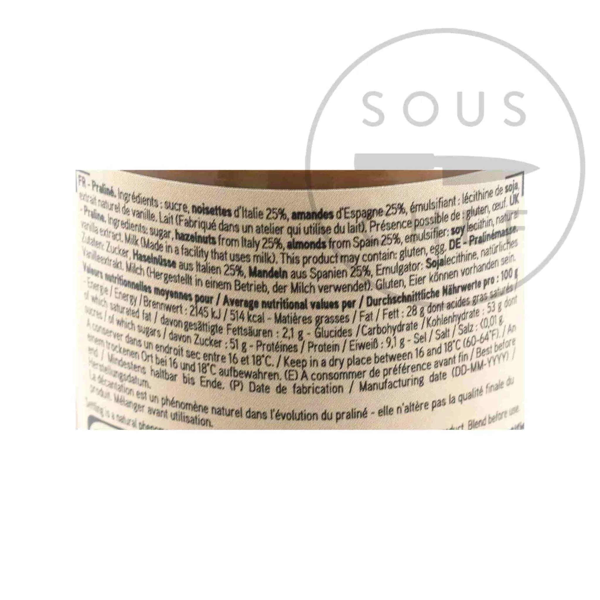 Discount Almond & Hazelnut Praline Paste, 300g Ingredients Brands|French Ingredients