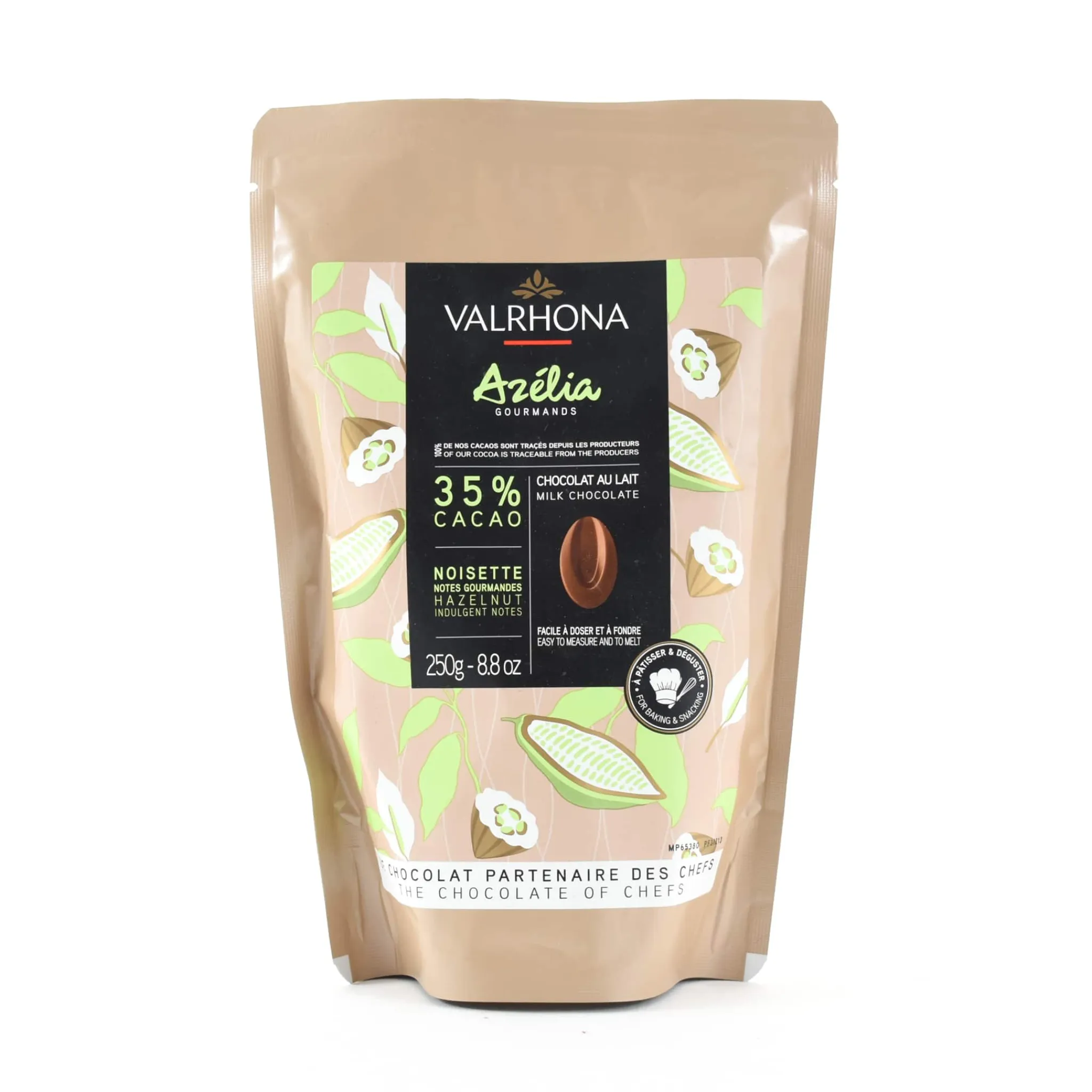 New Azelia 35% Milk Chocolate Chips, 250g Ingredients Brands|French Ingredients