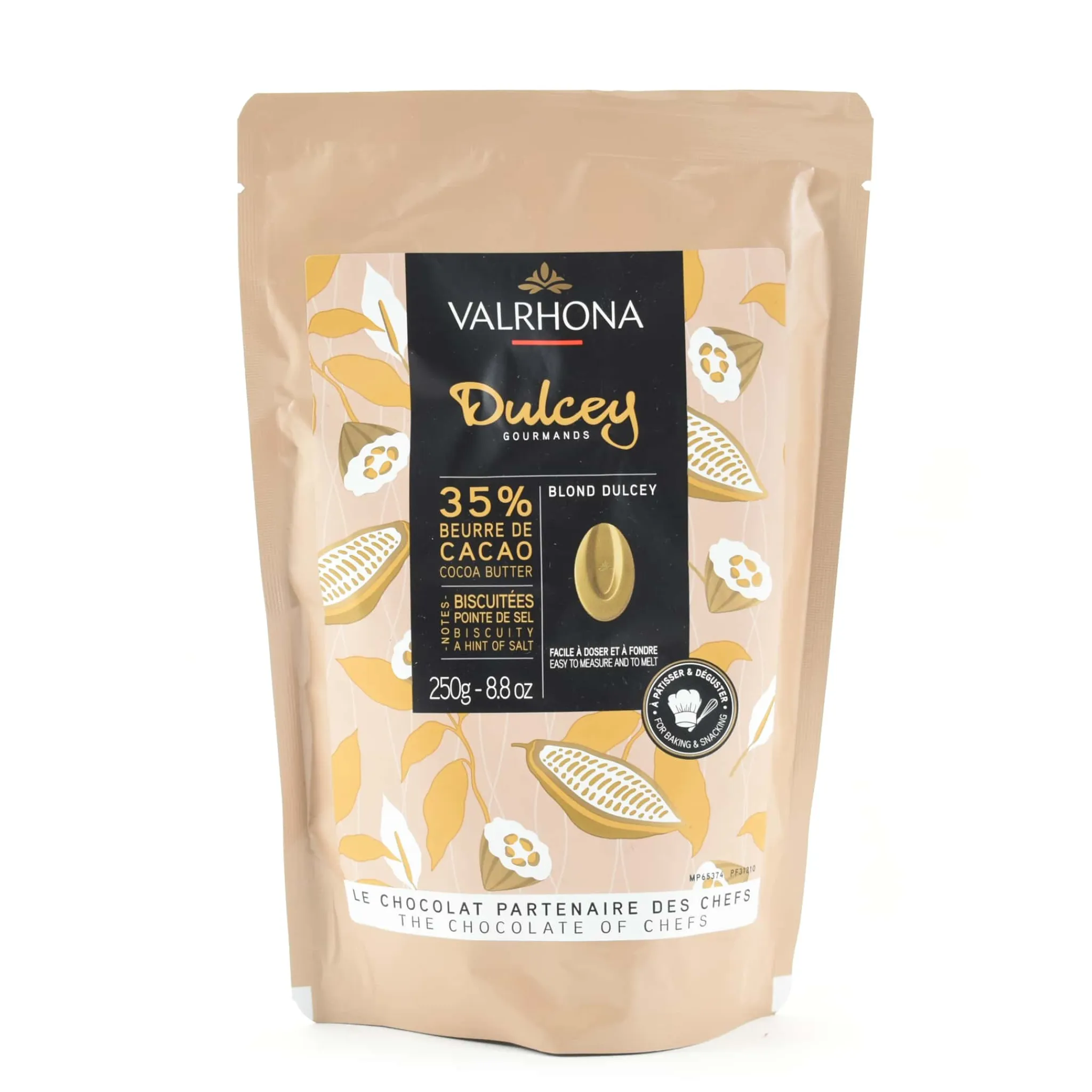 Outlet Dulcey 35% Blonde Chocolate Chips, 250g French Ingredients|Chocolate & Sweets