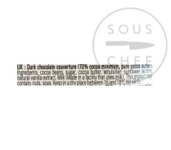 Hot Guanaja 70% Dark Chocolate Chips French Ingredients|Baking Ingredients