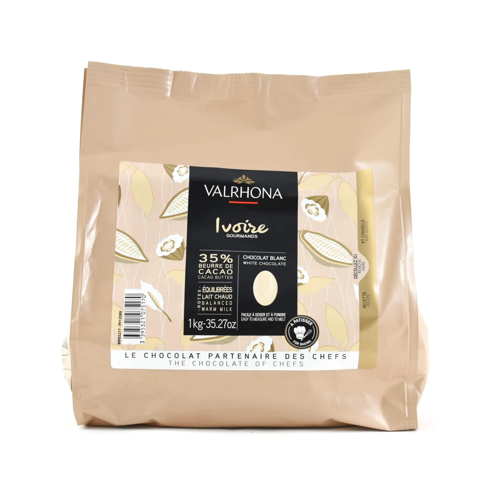 New Ivoire White Chocolate Chips French Ingredients|Chocolate & Sweets