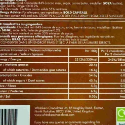 Sale Vegan Dark Chocolate Ginger Wafers, 150g Ingredients Brands|Cakes & Bakery