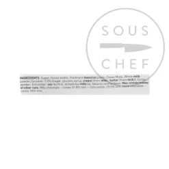 Outlet Nougatine Chocolate, Cigar 100g Ingredients Brands|Italian Ingredients