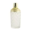 Hot Vintage Inspired Diamond Cut Glass & Gold Cocktail Shaker Cocktail Making & Barware