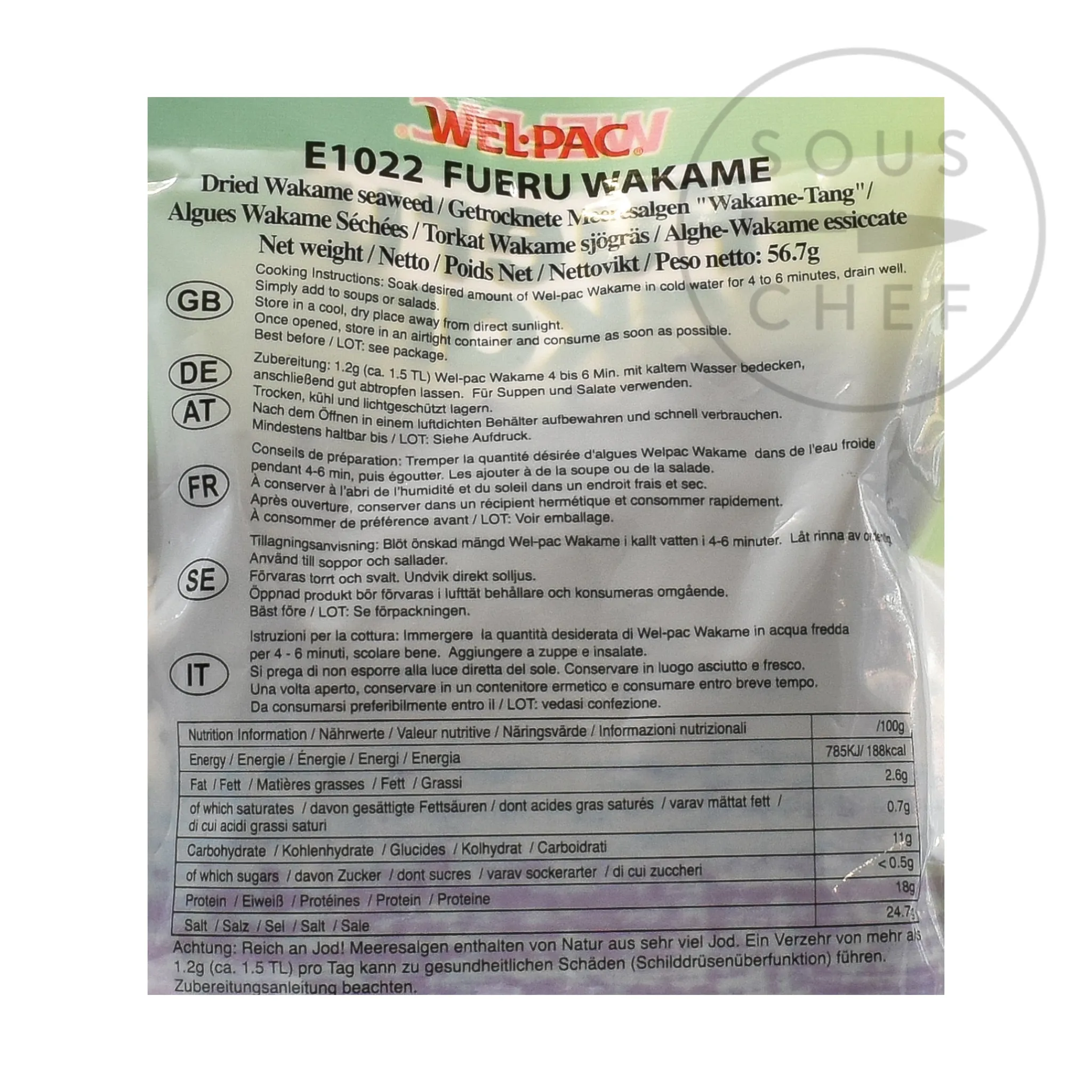 Best Wakame Seaweed, 56.7g Korean Ingredients|Japanese Ingredients