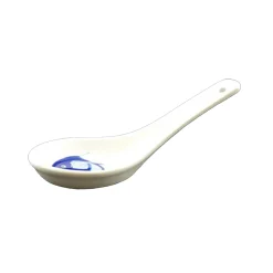Online White & Blue Carp Rice Spoon, 13cm Chinese Ingredients|Kitchen Tools & Utensils