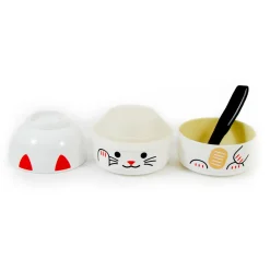 White Manekineko Bento Box, 640ml Tableware Brands|Japanese Ingredients