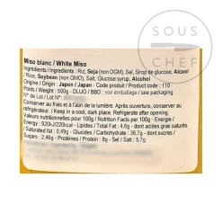Sale White Shiro Miso, 500g Ingredients Brands|Japanese Ingredients