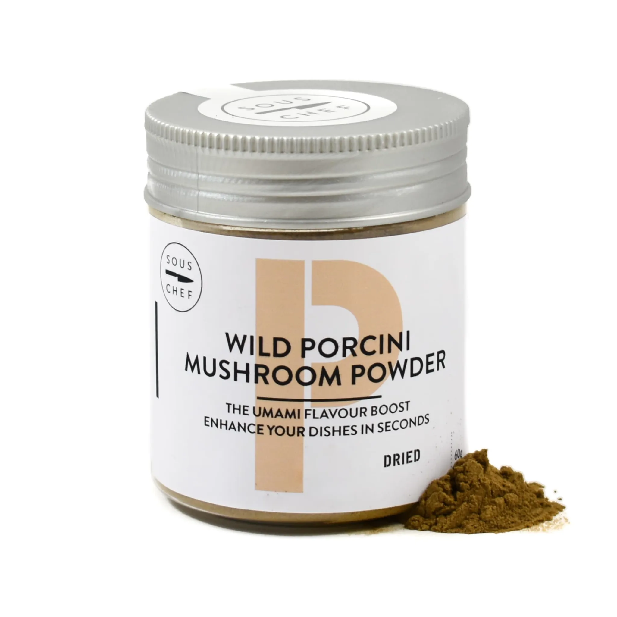 Best Wild Porcini Mushroom Powder, 60g Italian Ingredients|French Ingredients
