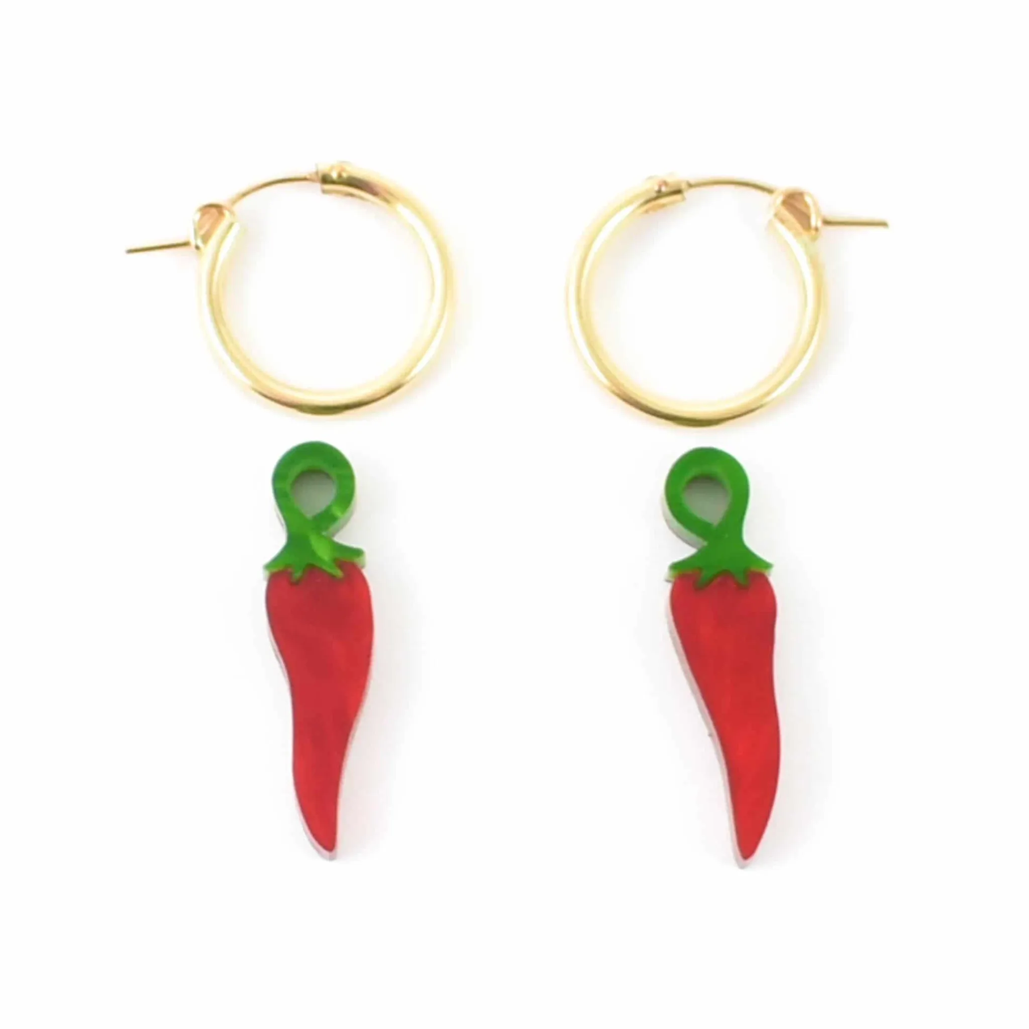 Chilli Pepper Hoop Earrings Tableware Brands