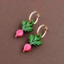 Radish Hoop Earrings Tableware Brands