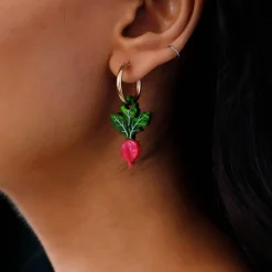 Radish Hoop Earrings Tableware Brands