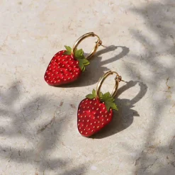 Best Strawberry Hoop Earrings Tableware Brands