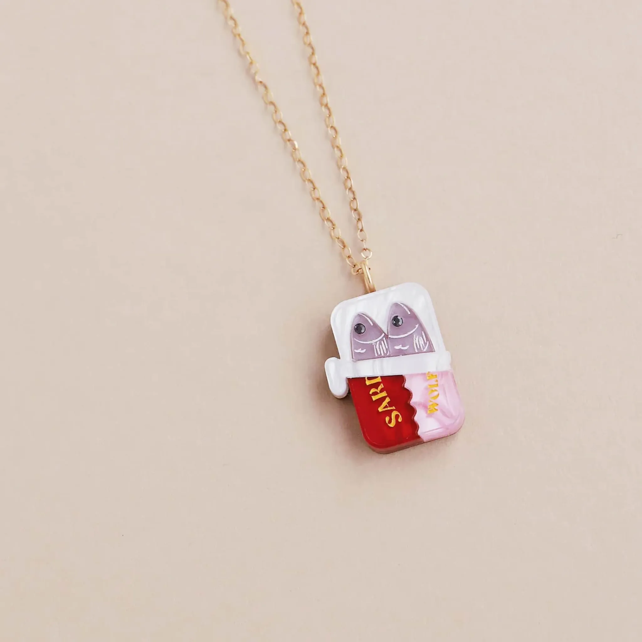 Discount Tin of Sardines Necklace Tableware Brands