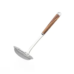 Clearance Wood Handle Stainless Steel Coarse Mesh Skimmer Kitchen Tools & Utensils