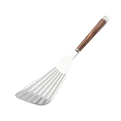 New Wood Handle Stainless Steel Slotted Spatula Kitchen Tools & Utensils