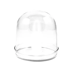 New 2 x Large Domed Glass Cloche, 11cm dia Tableware Brands|Serveware