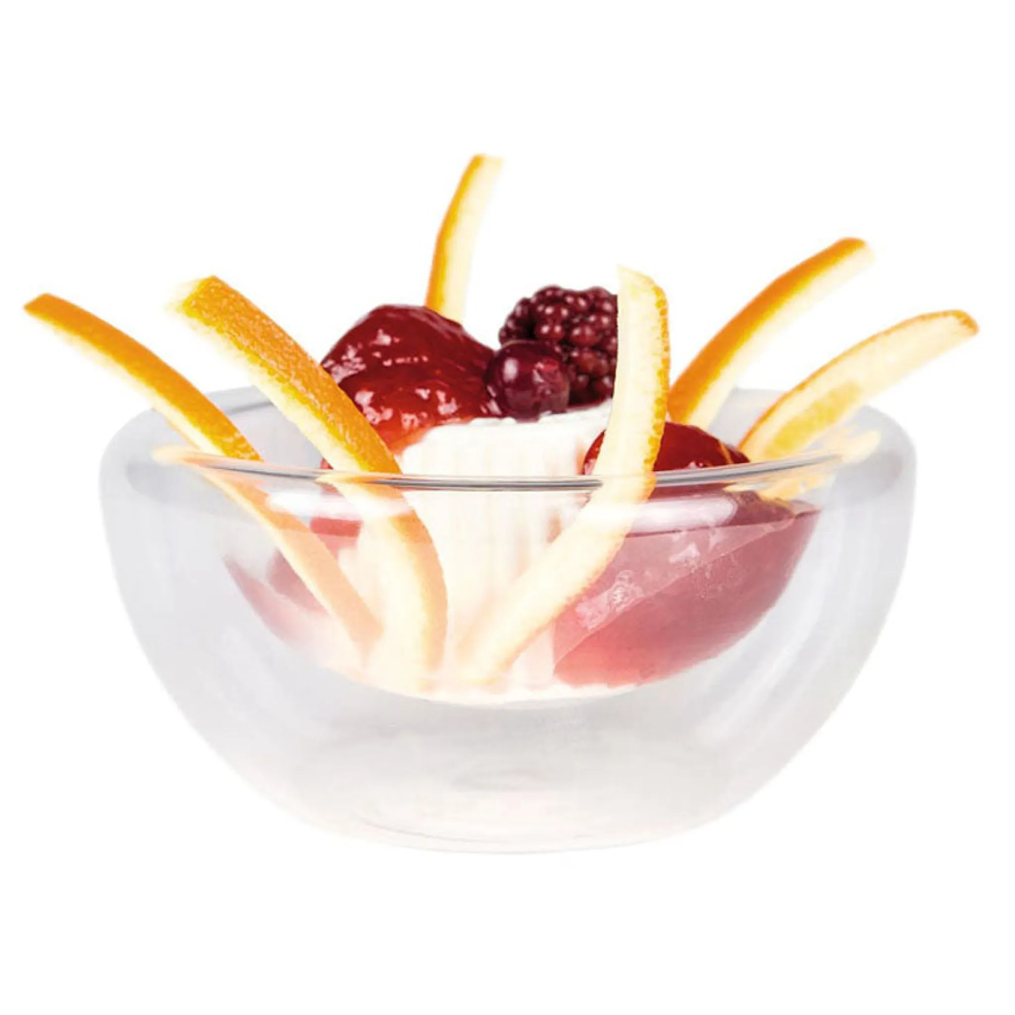 Discount 3 x 260ml Large Double-Walled Glass Bowl Tableware Brands|Crockery & Dinnerware