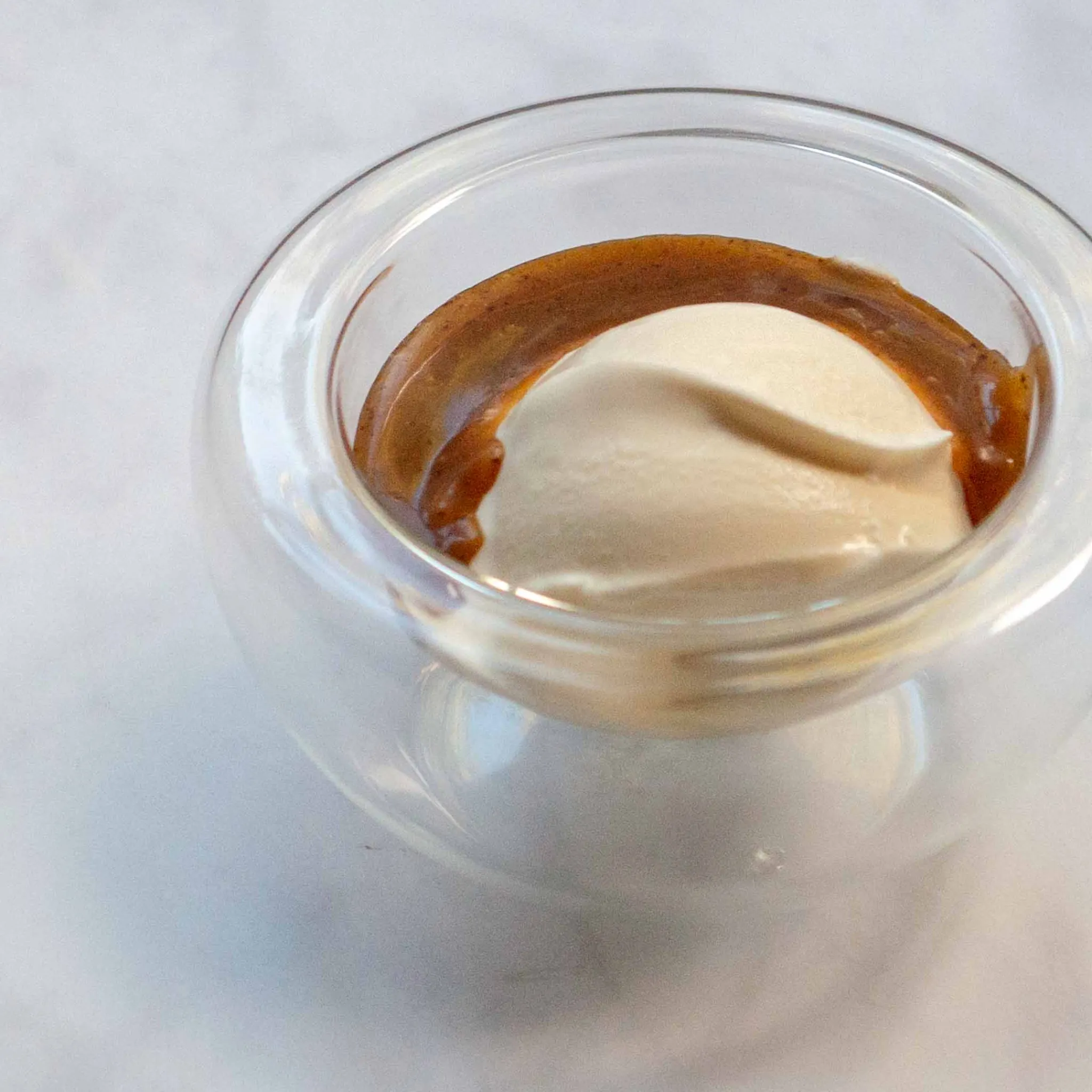 6 x 120ml Small Double-Walled, Glass Bowl Tableware Brands|Serveware