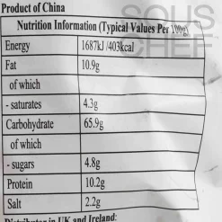 Hot 20x Sichuan Broad Noodle - Sesame Paste Flavour, 120g Ingredients Brands|Chinese Ingredients