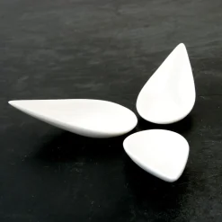New 12 x Small Porcelain Tear Drop Canape Spoon Tableware Brands|Japanese Ingredients