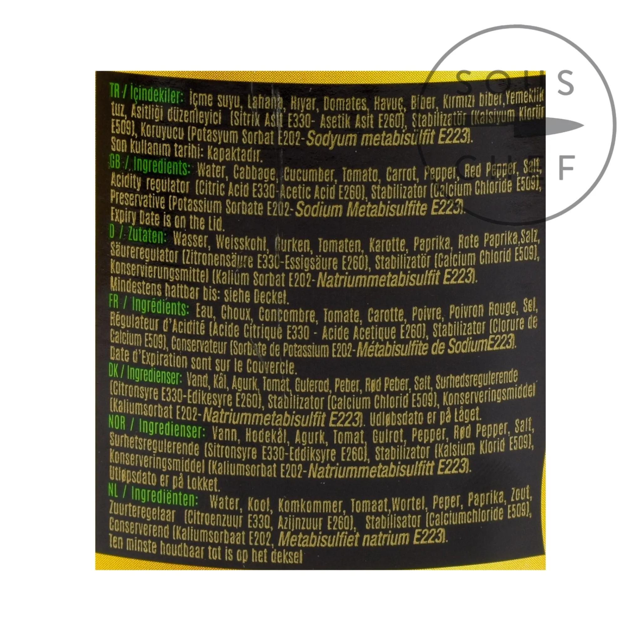 Best Turkish Mixed Pickles, 700g Ingredients Brands|Middle Eastern Ingredients