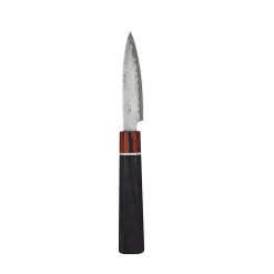 Yasuo Black Paring Knife, 8cm Kitchen Knives