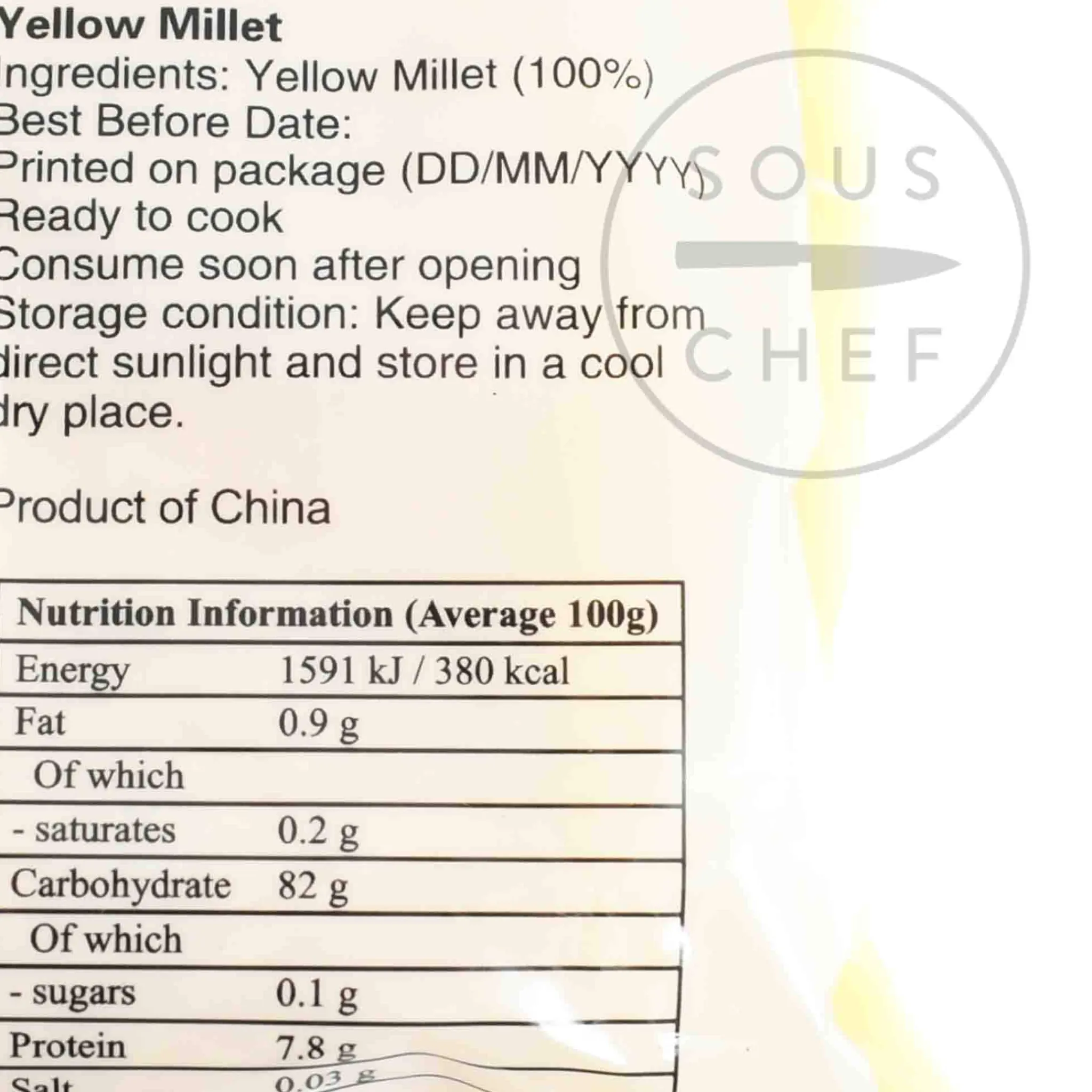 Online Yellow Millet, 454g Ingredients Brands|Chinese Ingredients