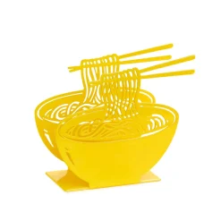 Hot Yellow Ramen Metal Napkin Holder Tableware Brands