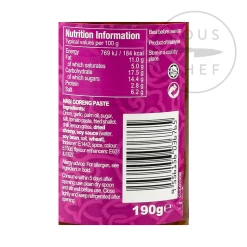 Clearance Nasi Goreng Paste, 190g Ingredients Brands|Southeast Asian Ingredients