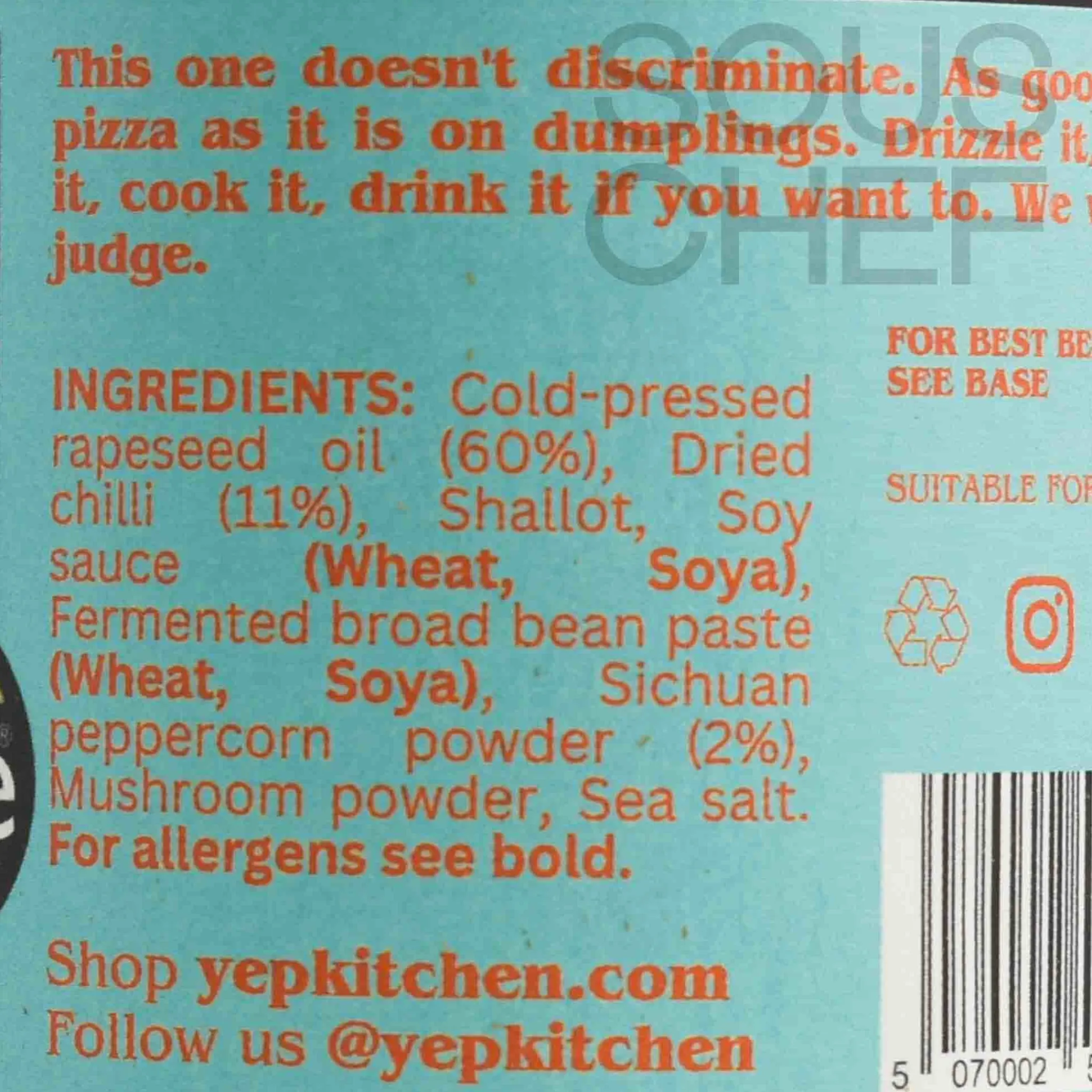 Sale Sichuan Chilli Crisp Oil, 160g Chinese Ingredients|Sauces & Condiments