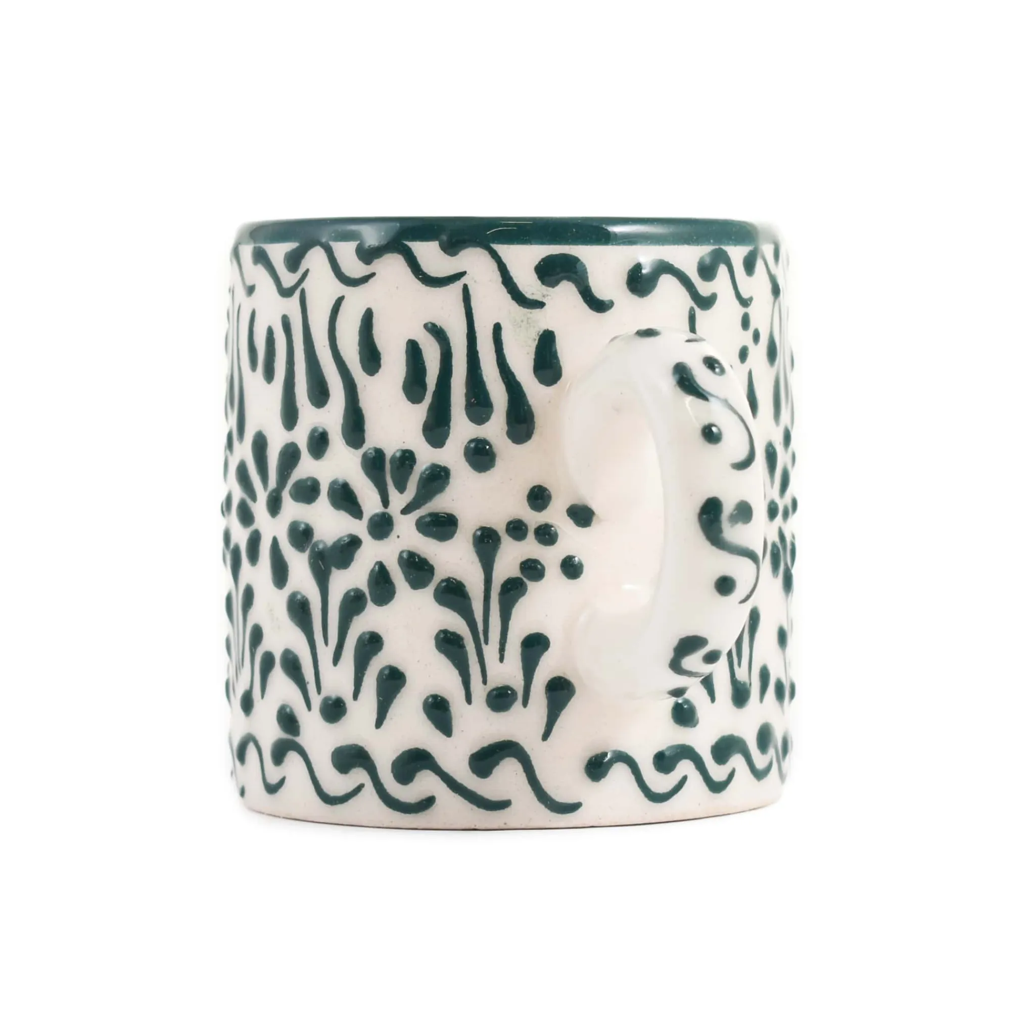 Online Yesil Ve Beyaz Boyali Coffee Cup, 140ml Tableware Brands
