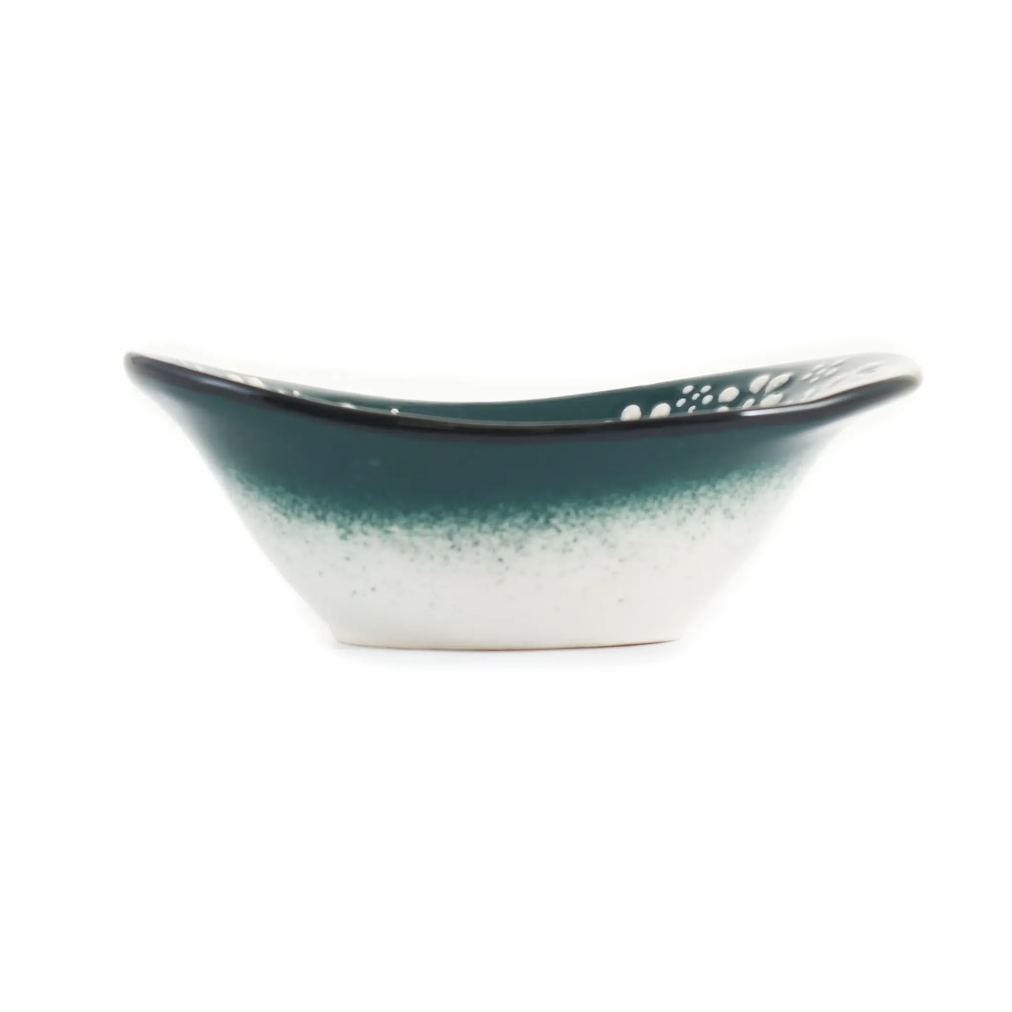 Discount Yesil Ve Beyaz Boyali Oval Bowl, 12.5cm Tableware Brands|Crockery & Dinnerware