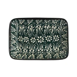 Online Yesil Ve Beyaz Boyali Rectangular Serving Dish, 16x11.5cm Tableware Brands|Serveware