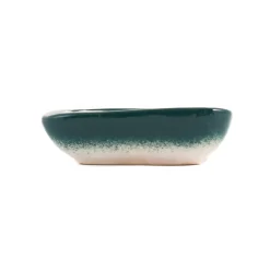 New Yesil Ve Beyaz Boyali Rectangular Sauce Dish, 10.5x8cm Tableware Brands|Crockery & Dinnerware
