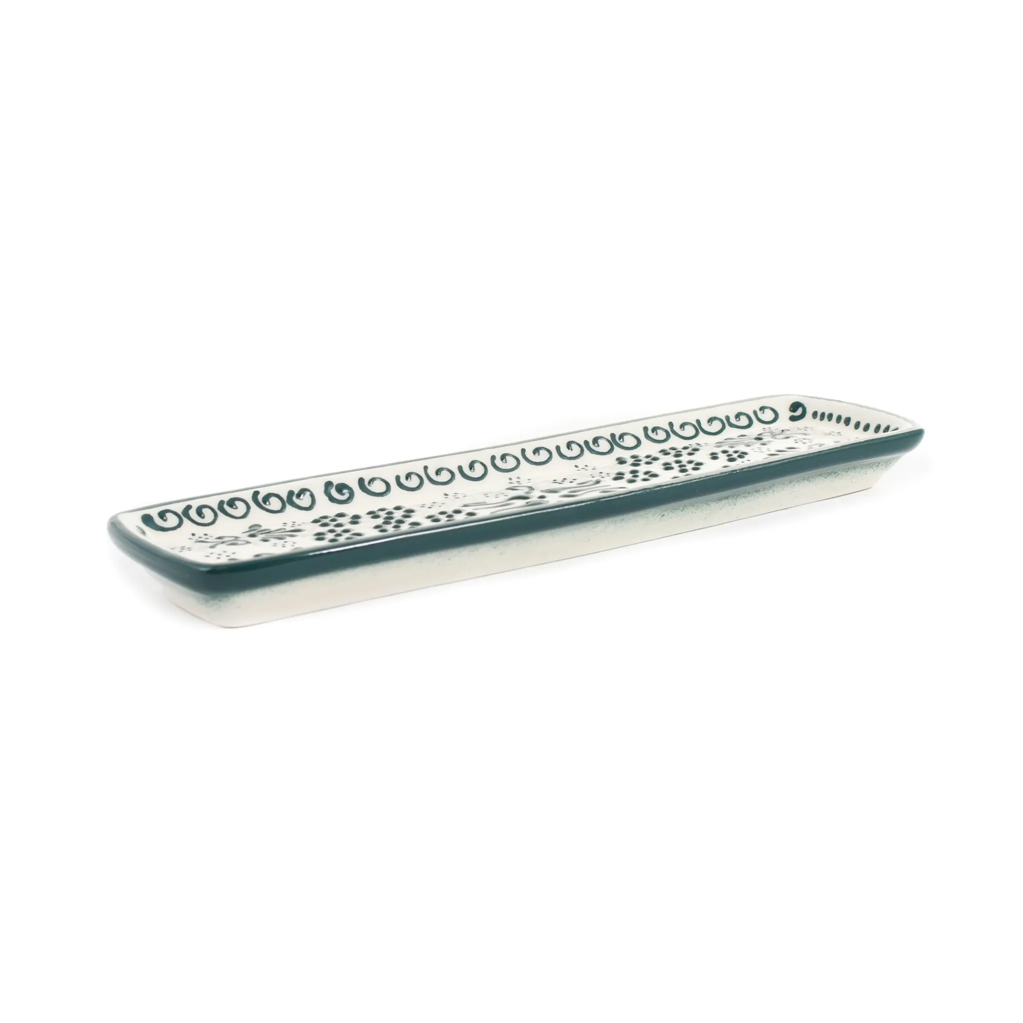 Discount Yesil Ve Beyaz Boyali Serving Tray, 26.5x8cm Tableware Brands|Serveware