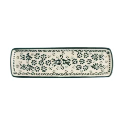 Discount Yesil Ve Beyaz Boyali Serving Tray, 26.5x8cm Tableware Brands|Serveware