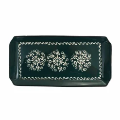 Discount Yesil Ve Beyaz Boyali Serving Tray, 34x16.5cm Tableware Brands|Serveware